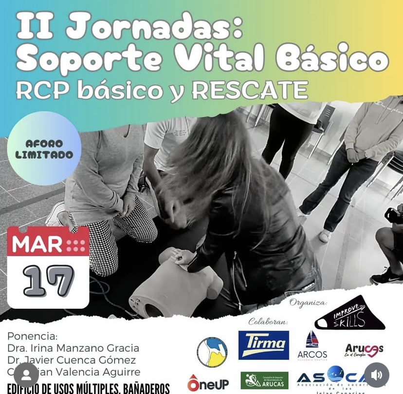 cartel de soporte vital básico